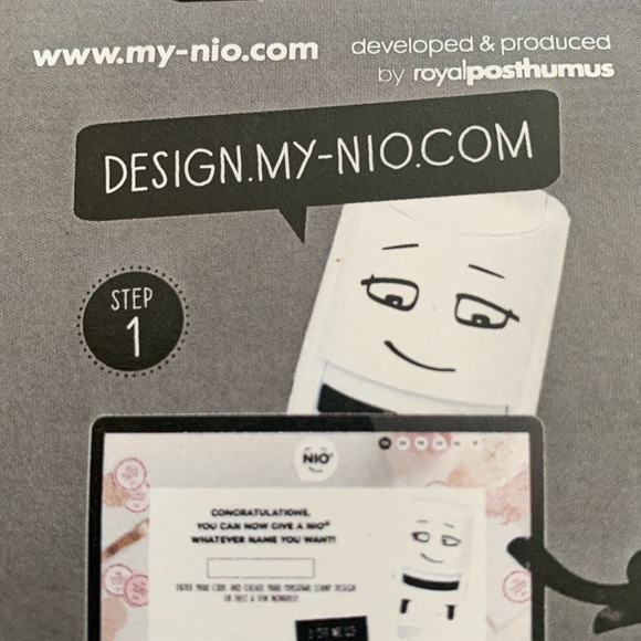 MY-NIO Personalized Rubber Stamp Voucher, create ur stamp on line, NWT - Picture 4 of 16